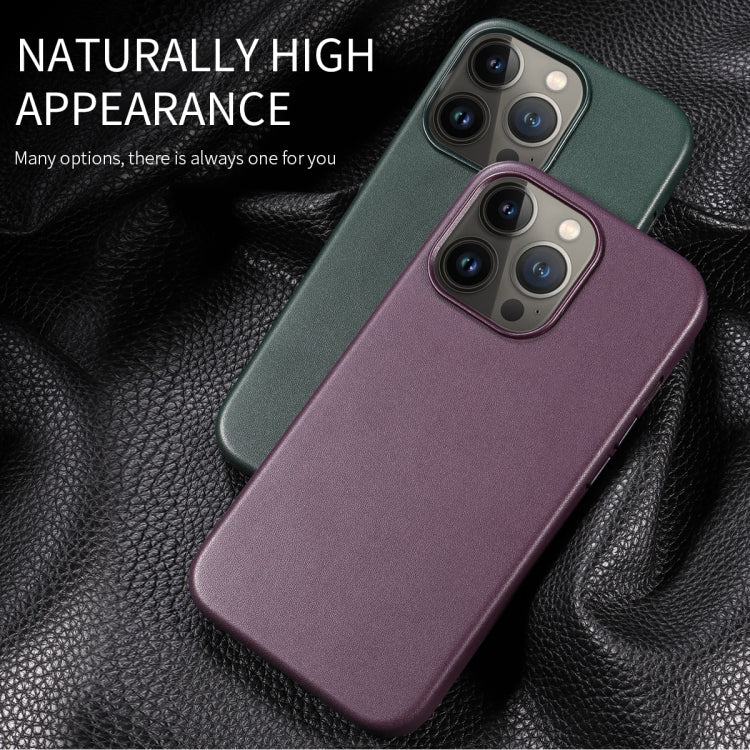 For iPhone 13 Pro Max PU + TPU Magsafe Magnetic Phone Case (Cedar Green) - iPhone 13 Pro Max Cases by buy2fix | Online Shopping UK | buy2fix