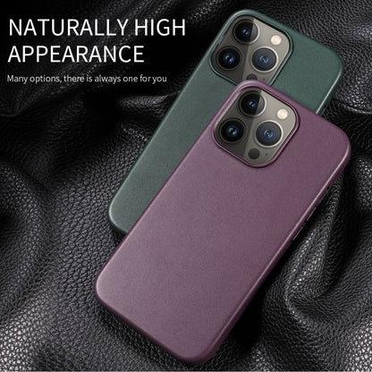 For iPhone 13 Pro Max PU + TPU Magsafe Magnetic Phone Case (Cedar Green) - iPhone 13 Pro Max Cases by buy2fix | Online Shopping UK | buy2fix