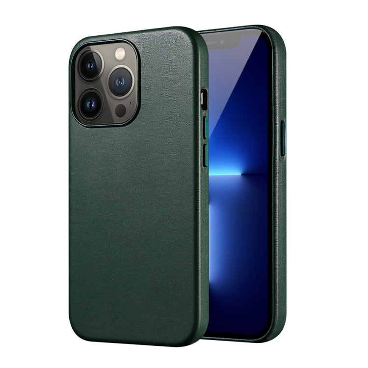 For iPhone 13 PU + TPU Magsafe Magnetic Phone Case(Cedar Green) - iPhone 13 Cases by buy2fix | Online Shopping UK | buy2fix