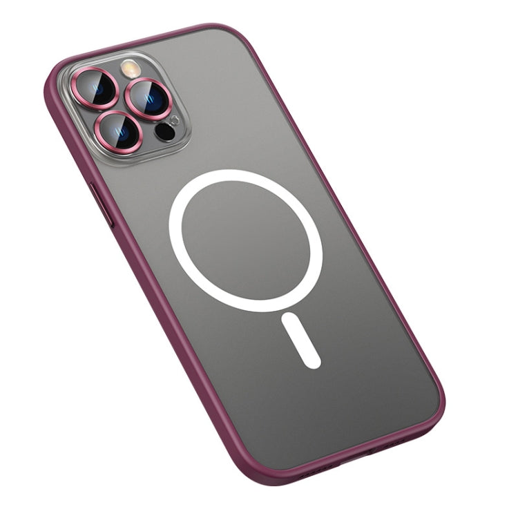 For iPhone 13 Pro MagSafe Matte Phone Case (Red) - iPhone 13 Pro Cases by buy2fix | Online Shopping UK | buy2fix
