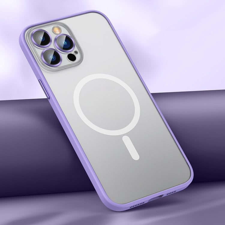 For iPhone 13 Pro MagSafe Matte Phone Case (Purple) - iPhone 13 Pro Cases by buy2fix | Online Shopping UK | buy2fix