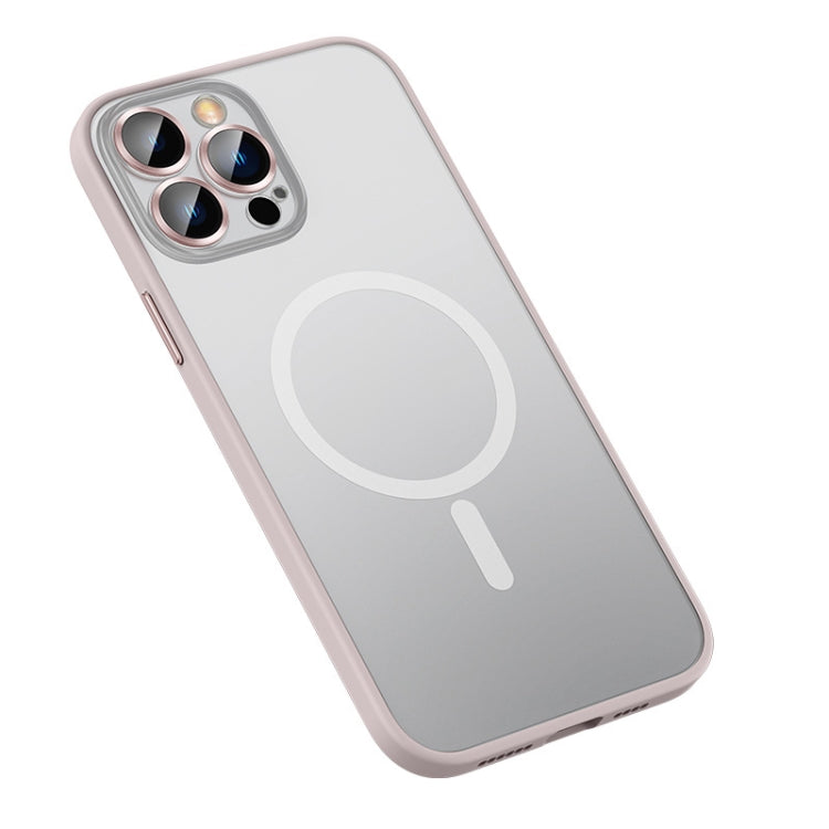 For iPhone 12 Pro MagSafe Matte Phone Case(Pink) - iPhone 12 / 12 Pro Cases by buy2fix | Online Shopping UK | buy2fix