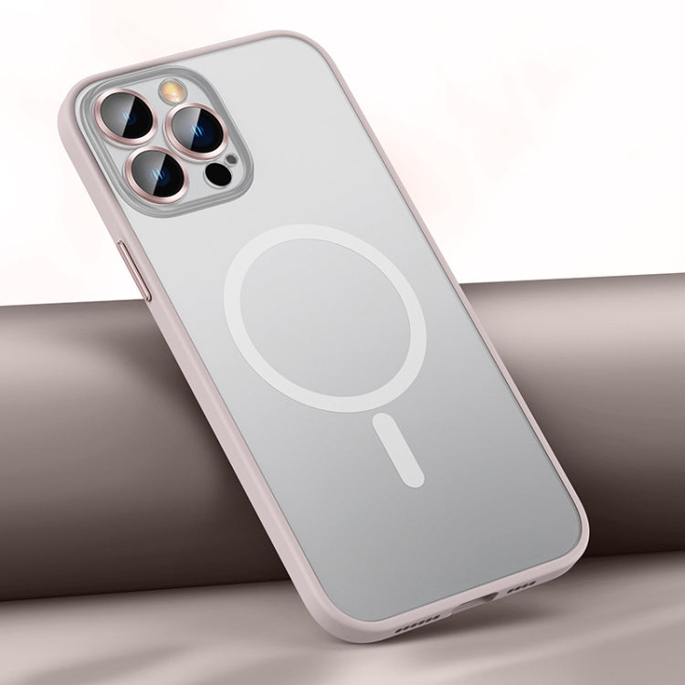 For iPhone 12 Pro MagSafe Matte Phone Case(Pink) - iPhone 12 / 12 Pro Cases by buy2fix | Online Shopping UK | buy2fix