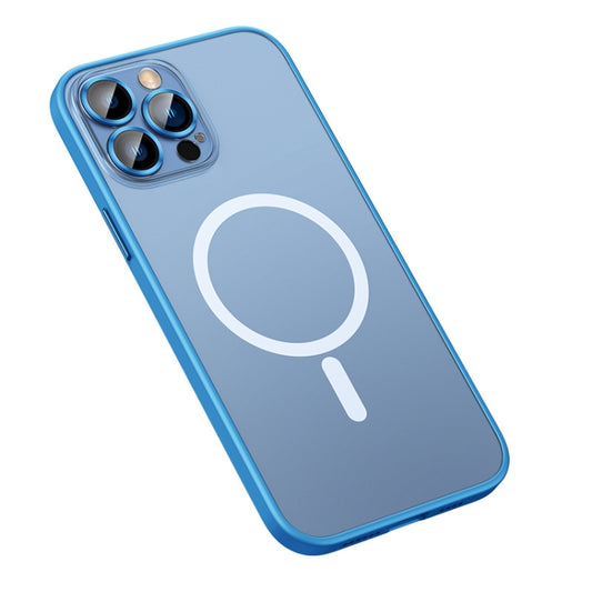 For iPhone 12 Pro MagSafe Matte Phone Case(Sierra Blue) - iPhone 12 / 12 Pro Cases by buy2fix | Online Shopping UK | buy2fix