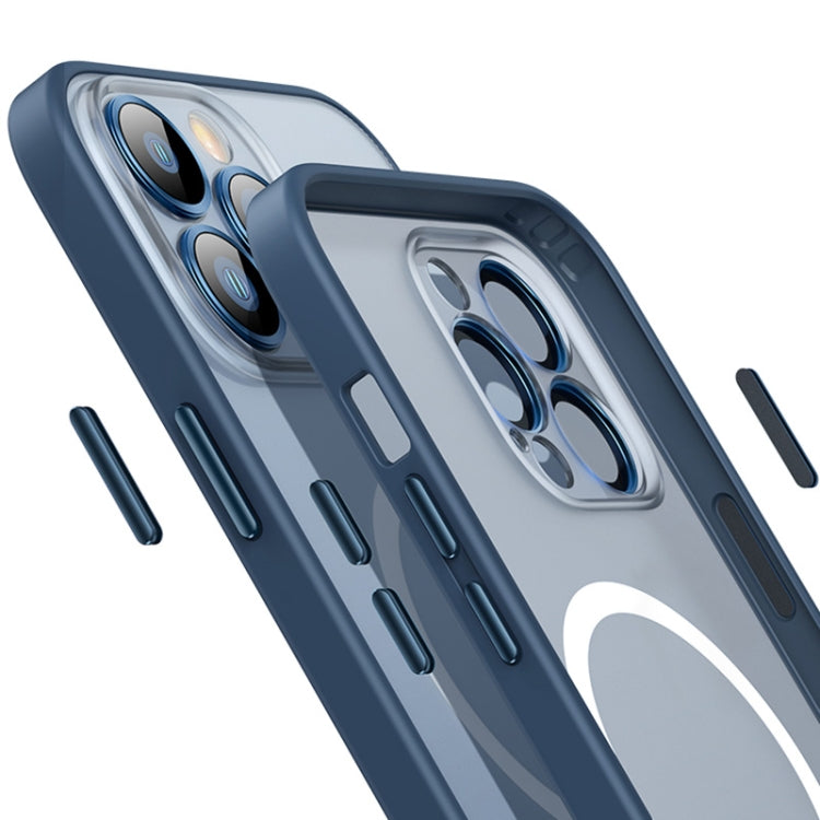 For iPhone 12 Pro MagSafe Matte Phone Case(Sierra Blue) - iPhone 12 / 12 Pro Cases by buy2fix | Online Shopping UK | buy2fix