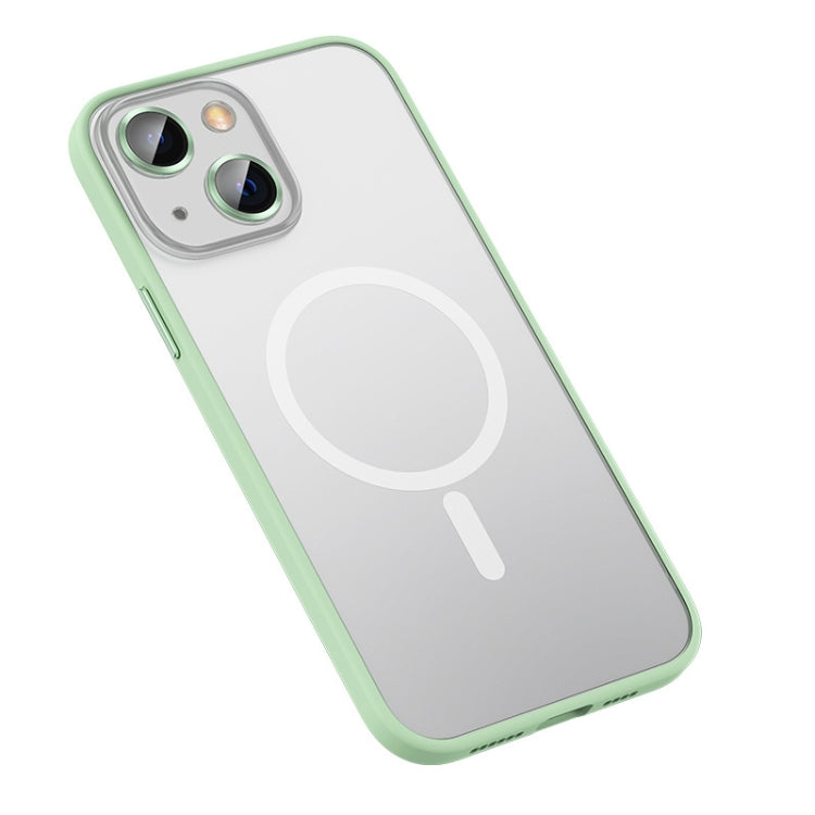 For iPhone 12 MagSafe Matte Phone Case(Green) - iPhone 12 / 12 Pro Cases by buy2fix | Online Shopping UK | buy2fix
