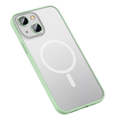 For iPhone 12 MagSafe Matte Phone Case(Green) - iPhone 12 / 12 Pro Cases by buy2fix | Online Shopping UK | buy2fix