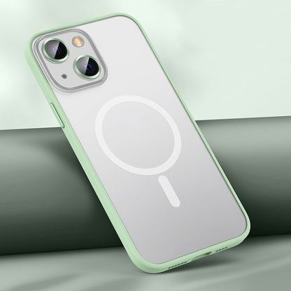 For iPhone 12 MagSafe Matte Phone Case(Green) - iPhone 12 / 12 Pro Cases by buy2fix | Online Shopping UK | buy2fix