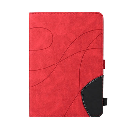 Dual-color Splicing Horizontal Flip Leather Tablet Case For iPad mini 6(Red) - More iPad Cases by buy2fix | Online Shopping UK | buy2fix