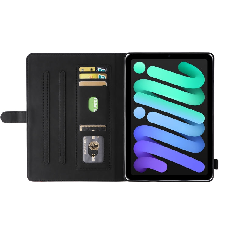 Dual-color Splicing Horizontal Flip Leather Tablet Case For iPad mini 6(Black) - More iPad Cases by buy2fix | Online Shopping UK | buy2fix