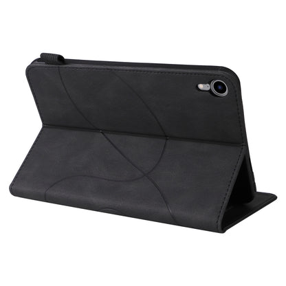 Dual-color Splicing Horizontal Flip Leather Tablet Case For iPad mini 6(Black) - More iPad Cases by buy2fix | Online Shopping UK | buy2fix
