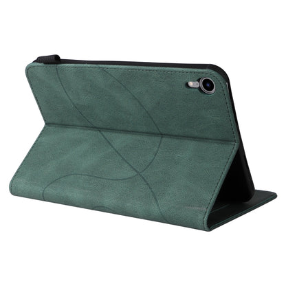 Dual-color Splicing Horizontal Flip Leather Tablet Case For iPad mini 6(Green) - More iPad Cases by buy2fix | Online Shopping UK | buy2fix