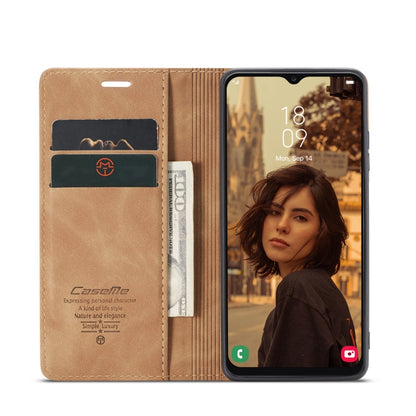 For Samsung Galaxy A13 4G/A13 5G/A04S/A04/M13 5G CaseMe 013 Multifunctional Horizontal Flip Leather Phone Case(Brown) by CaseMe