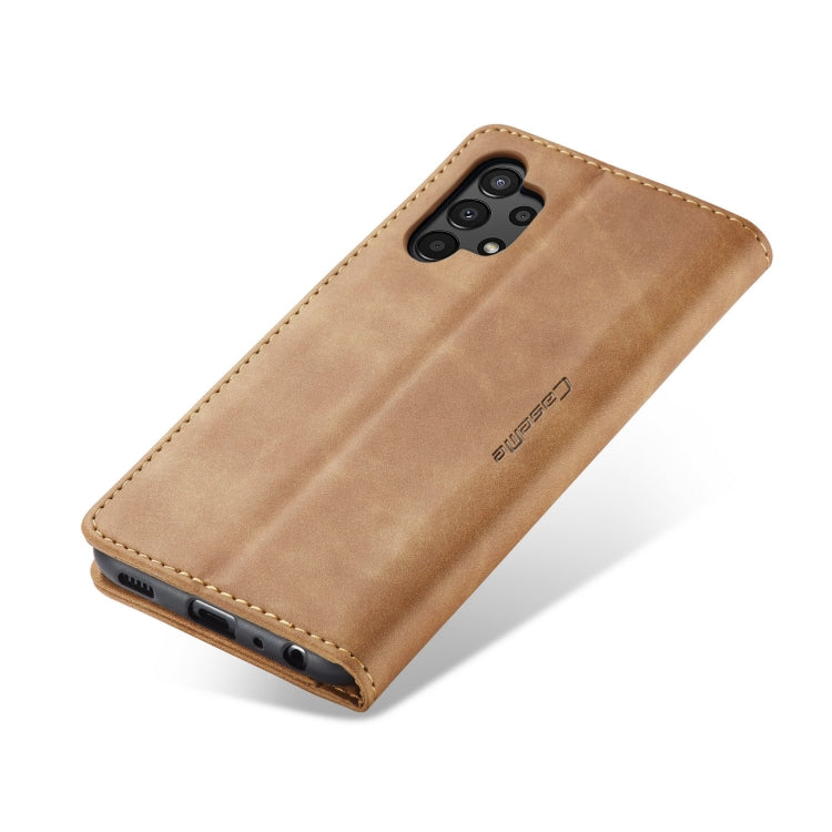 For Samsung Galaxy A13 4G/A13 5G/A04S/A04/M13 5G CaseMe 013 Multifunctional Horizontal Flip Leather Phone Case(Brown) by CaseMe