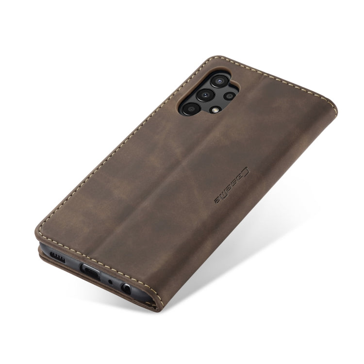 For Samsung Galaxy A13 4G/A13 5G/A04S/A04/M13 5G CaseMe 013 Multifunctional Horizontal Flip Leather Phone Case(Coffee) by CaseMe