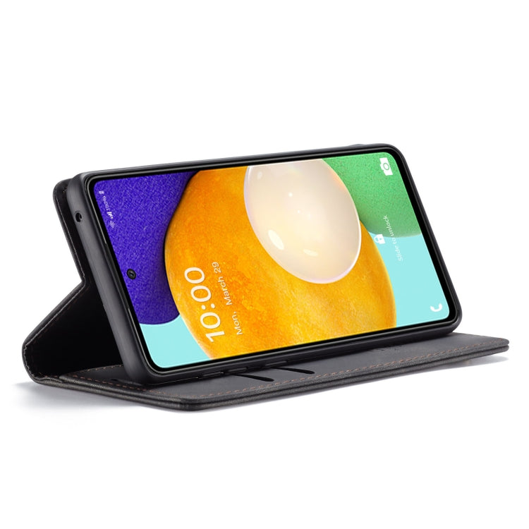 For Samsung Galaxy A53 5G CaseMe 013 Multifunctional Horizontal Flip Leather Phone Case(Black) by CaseMe