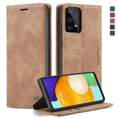 For Samsung Galaxy A53 5G CaseMe 013 Multifunctional Horizontal Flip Leather Phone Case(Brown) by CaseMe