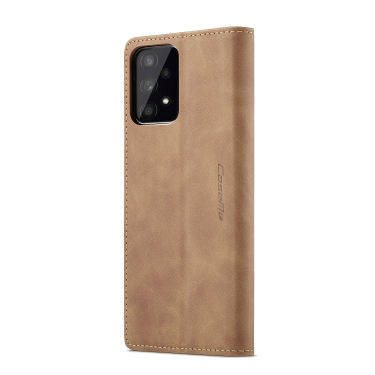 For Samsung Galaxy A53 5G CaseMe 013 Multifunctional Horizontal Flip Leather Phone Case(Brown) by CaseMe