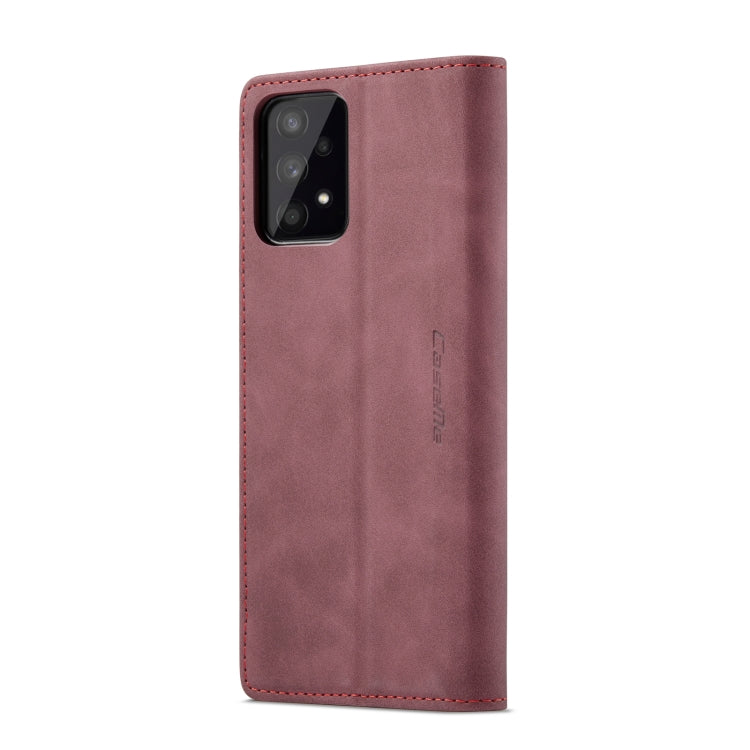 For Samsung Galaxy A53 5G CaseMe 013 Multifunctional Horizontal Flip Leather Phone Case(Wine Red) by CaseMe