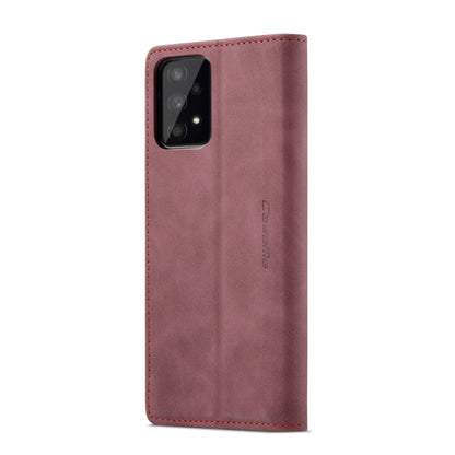For Samsung Galaxy A53 5G CaseMe 013 Multifunctional Horizontal Flip Leather Phone Case(Wine Red) by CaseMe