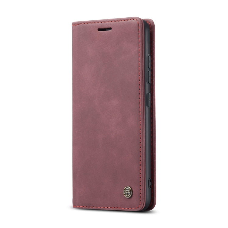 For Samsung Galaxy S22 CaseMe 013 Multifunctional Horizontal Flip Leather Phone Case(Wine Red) by CaseMe