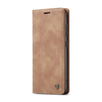 For Samsung Galaxy S22+ CaseMe 013 Multifunctional Horizontal Flip Leather Phone Case(Brown) by CaseMe