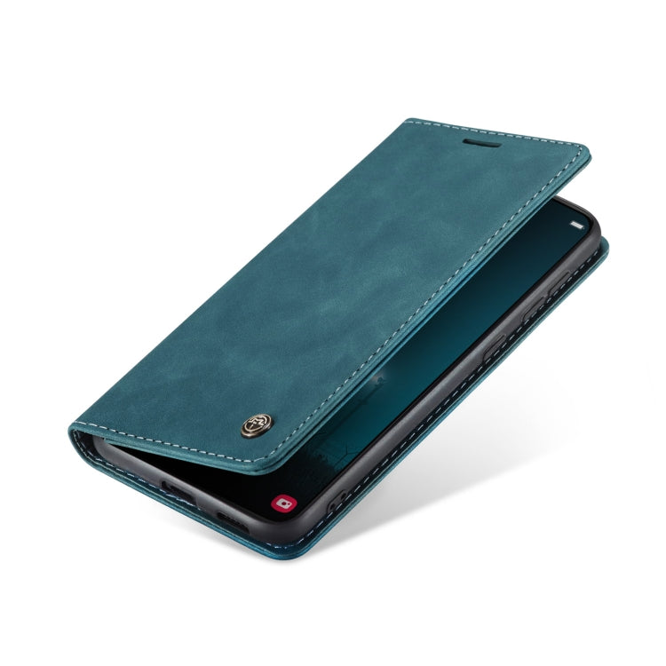 For Samsung Galaxy S22+ CaseMe 013 Multifunctional Horizontal Flip Leather Phone Case(Blue) by CaseMe
