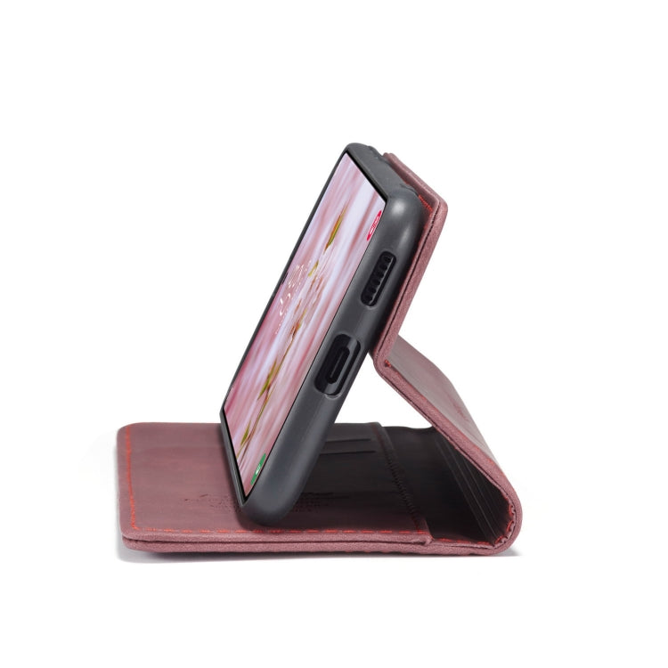 For Samsung Galaxy S22+ CaseMe 013 Multifunctional Horizontal Flip Leather Phone Case(Wine Red) by CaseMe