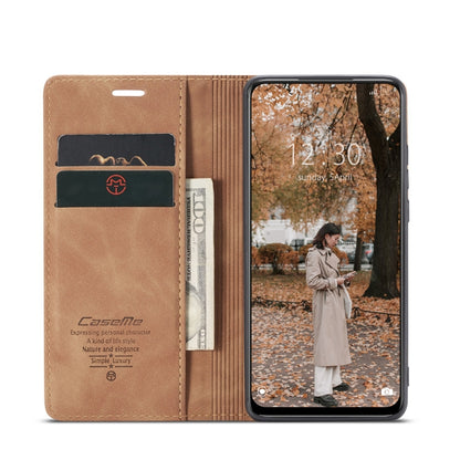 For Xiaomi Redmi Note 11 Pro Global/Redmi Note 11 Pro 5G Global CaseMe 013 Multifunctional Horizontal Flip Leather Phone Case(Brown) by CaseMe
