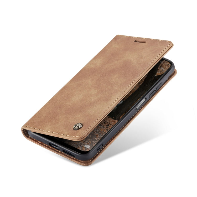 For Xiaomi Redmi Note 11 Pro Global/Redmi Note 11 Pro 5G Global CaseMe 013 Multifunctional Horizontal Flip Leather Phone Case(Brown) by CaseMe