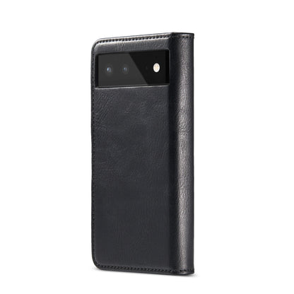 For Google Pixel 6 DG.MING Crazy Horse Texture Detachable Magnetic Leather Phone Case(Black) by DG.MING