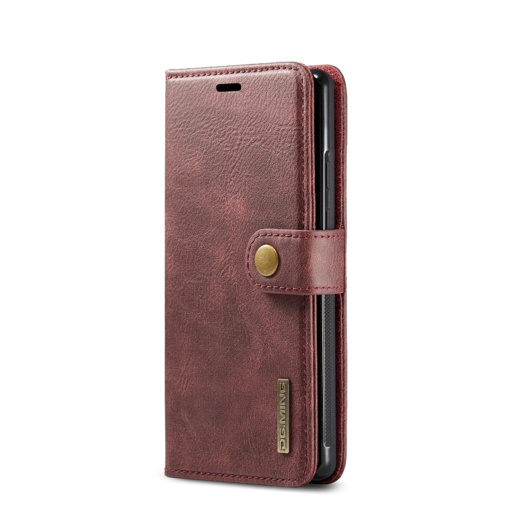 For Google Pixel 6 DG.MING Crazy Horse Texture Detachable Magnetic Leather Phone Case(Red) by DG.MING