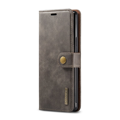 For Google Pixel 6 Pro DG.MING Crazy Horse Texture Detachable Magnetic Leather Phone Case(Grey) by DG.MING