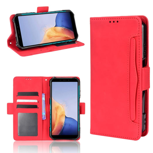For Ulefone Armor X9 Skin Feel Calf Pattern Leather Phone Case(Red) by buy2fix