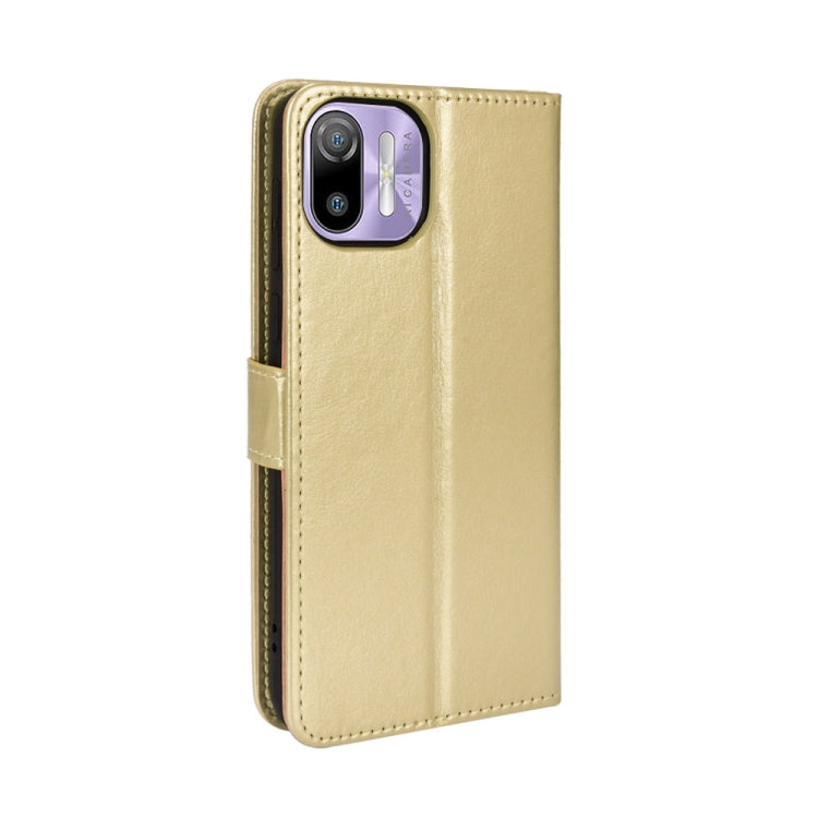 For Ulefone Note 6/ Note 6P Retro Crazy Horse Texture Leather Phone Case(Gold) - Ulefone Cases by buy2fix | Online Shopping UK | buy2fix