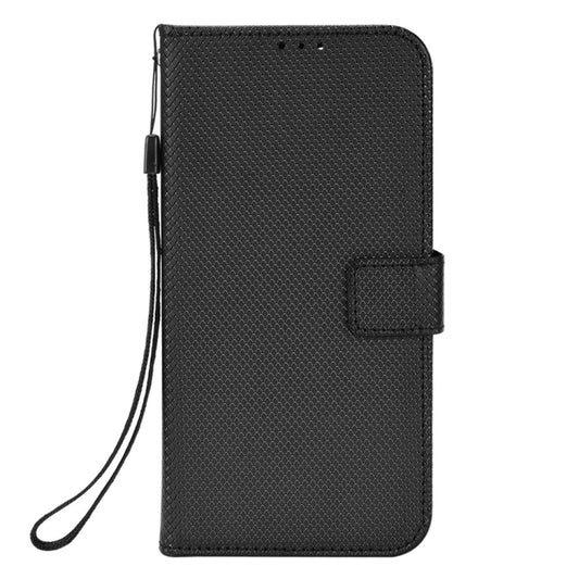 For Ulefone Note 6/ Note 6P Diamond Texture Leather Phone Case(Black) by buy2fix