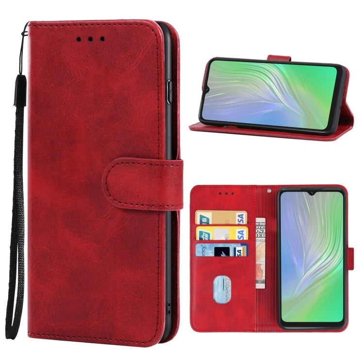 Leather Phone Case For Blackview A55(Red) - More Brand by buy2fix | Online Shopping UK | buy2fix