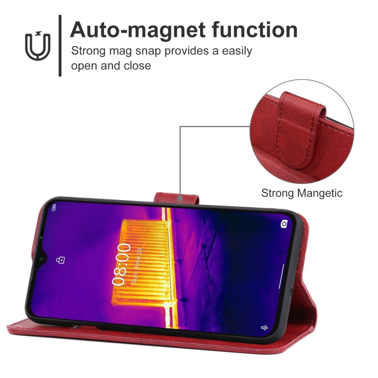 Leather Phone Case For Ulefone Armor 9(Red) - Ulefone Cases by buy2fix | Online Shopping UK | buy2fix