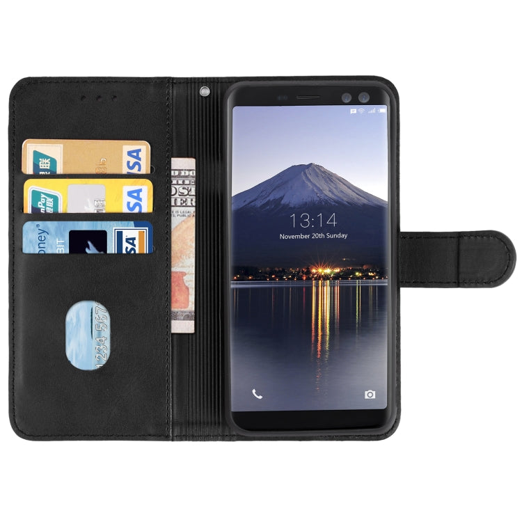 Leather Phone Case For DOOGEE BL12000 / BL12000 Pro(Black) - Doogee Cases by buy2fix | Online Shopping UK | buy2fix