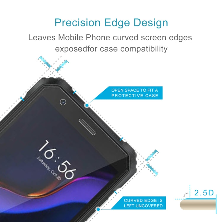 10 PCS 0.26mm 9H 2.5D Tempered Glass Film For Blackview OSCAL S60 Pro - For Blackview by buy2fix | Online Shopping UK | buy2fix