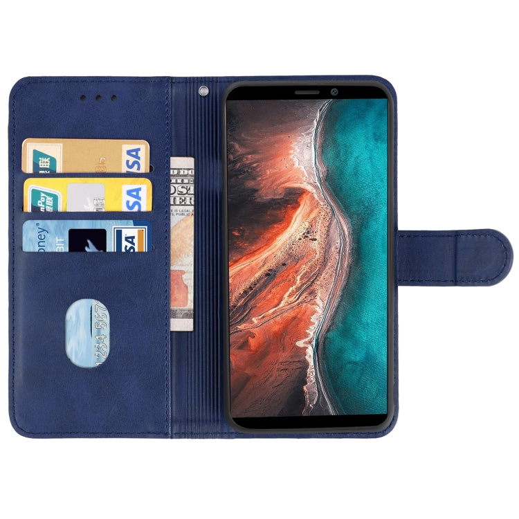 Leather Phone Case For Ulefone P6000 Plus(Blue) - Ulefone Cases by buy2fix | Online Shopping UK | buy2fix