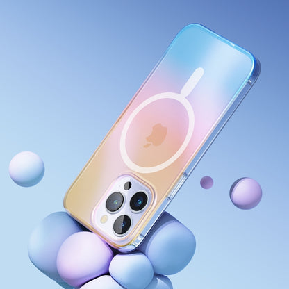 For iPhone 13 Pro Max ROCK Magnetic Aurora TPU + PET Protective Phone Case (Aurora Gold) - iPhone 13 Pro Max Cases by ROCK | Online Shopping UK | buy2fix