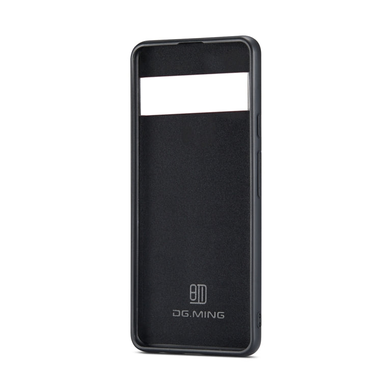 For Google Pixel 6 Pro DG.MING M1 Series 3-Fold Multi Card Wallet Back Cover Leather Phone Case(Coffee) by DG.MING