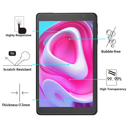 2 PCS 9H 2.5D Explosion-proof Tempered Tablet Glass Film For BLU M8L Plus - Others by buy2fix | Online Shopping UK | buy2fix