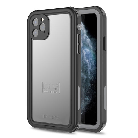 For iPhone 11 Pro Waterproof Full Coverage PC + TPU Phone Case(Black) - iPhone 11 Pro Cases by buy2fix | Online Shopping UK | buy2fix