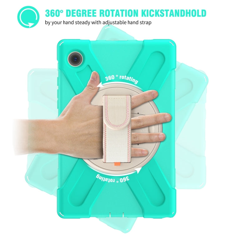 For Samsung Galaxy Tab A8 10.5 2021 Silicone + PC Tablet Case(Mint Green) - Other Galaxy Tab PC by buy2fix | Online Shopping UK | buy2fix