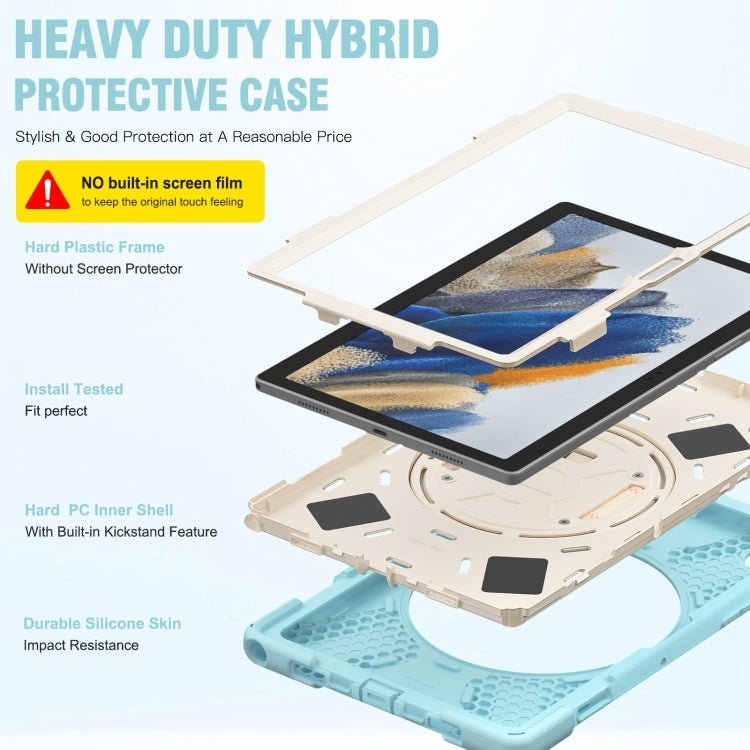For Samsung Galaxy Tab A8 10.5 2021 Silicone + PC Tablet Case(Ice Blue) - Other Galaxy Tab PC by buy2fix | Online Shopping UK | buy2fix