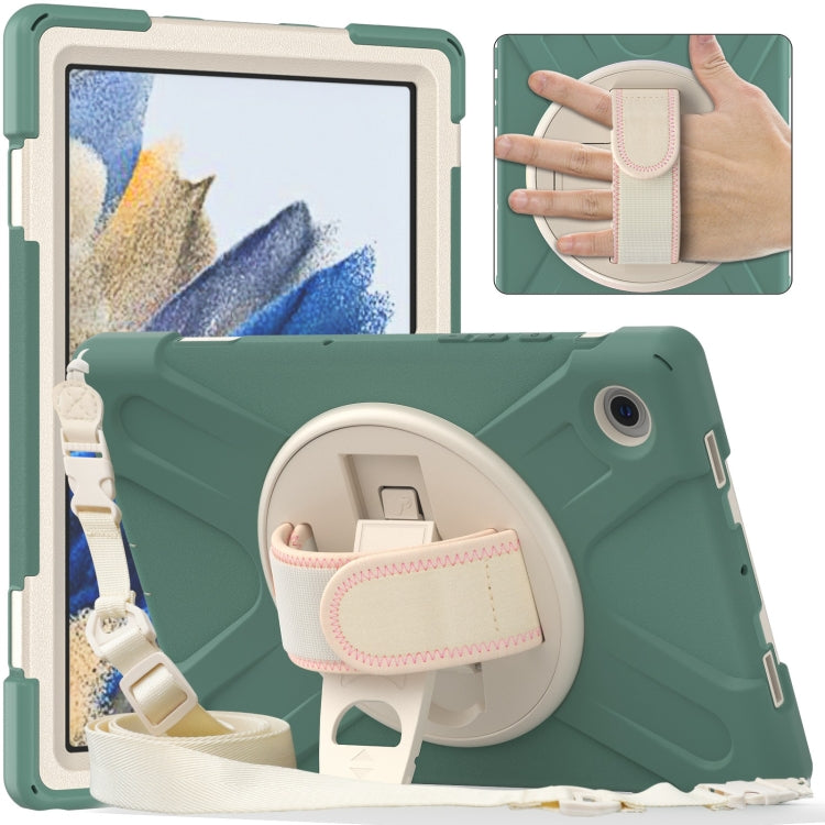 For Samsung Galaxy Tab A8 10.5 2021 Silicone + PC Tablet Case(Emerald Green) - Other Galaxy Tab PC by buy2fix | Online Shopping UK | buy2fix