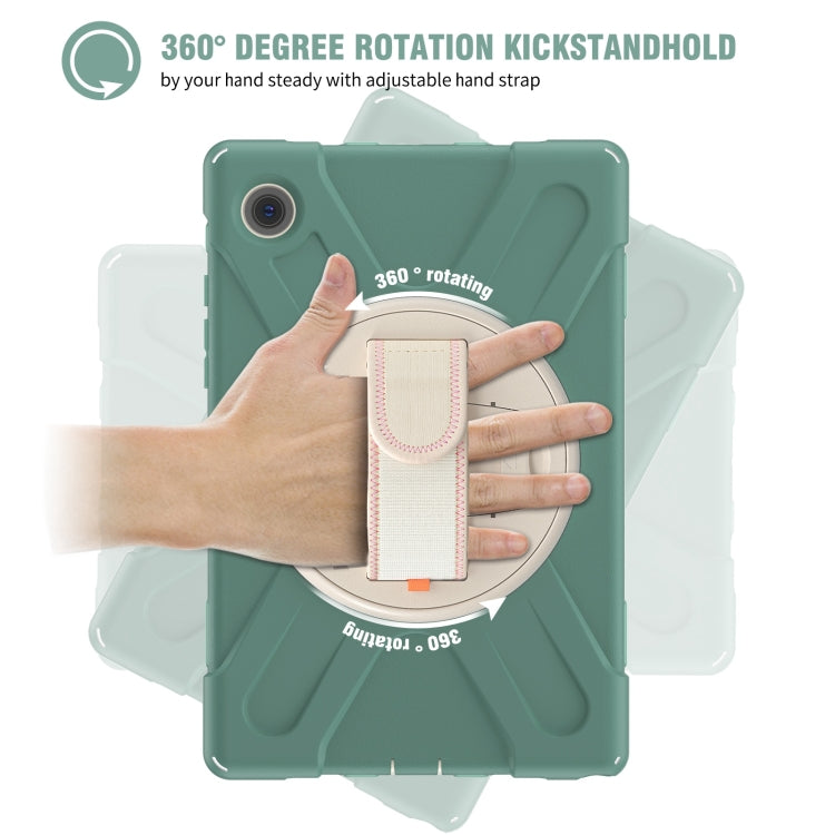 For Samsung Galaxy Tab A8 10.5 2021 Silicone + PC Tablet Case(Emerald Green) - Other Galaxy Tab PC by buy2fix | Online Shopping UK | buy2fix