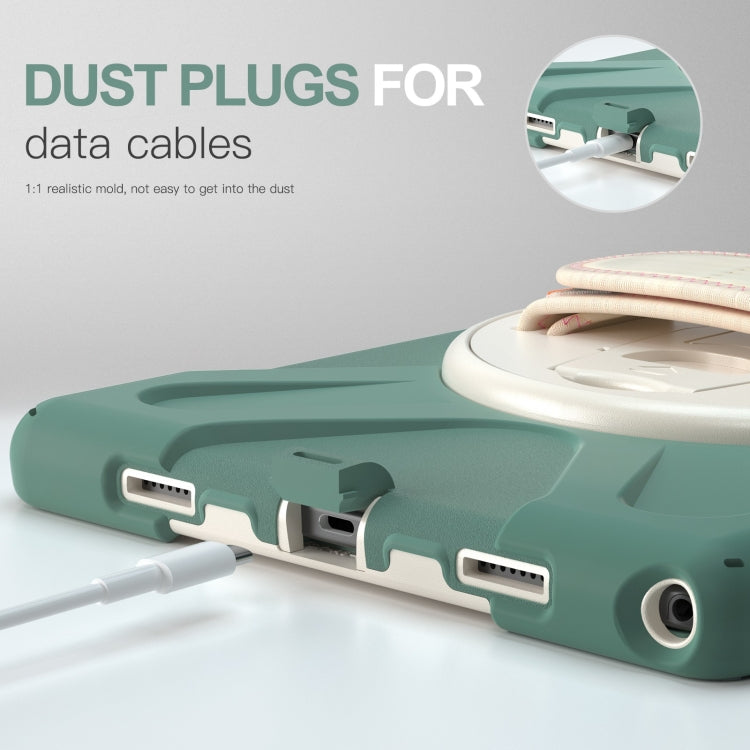 For Samsung Galaxy Tab A8 10.5 2021 Silicone + PC Tablet Case(Emerald Green) - Other Galaxy Tab PC by buy2fix | Online Shopping UK | buy2fix